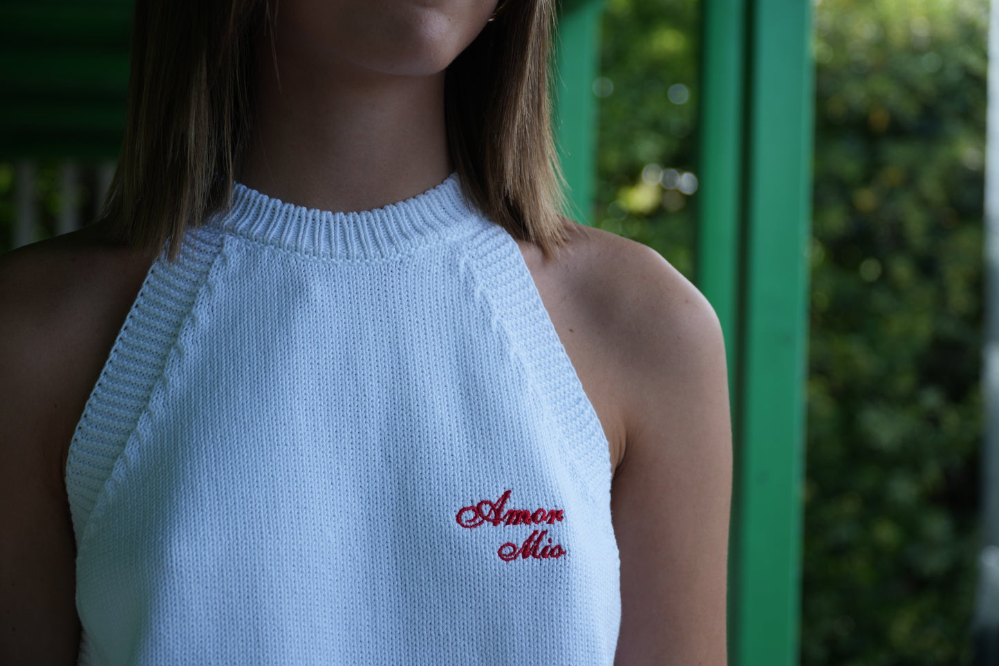 Canottiera in maglia donna